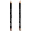 Nyx Professional Slim Lip Liner 802 Brown 1g 2pcs