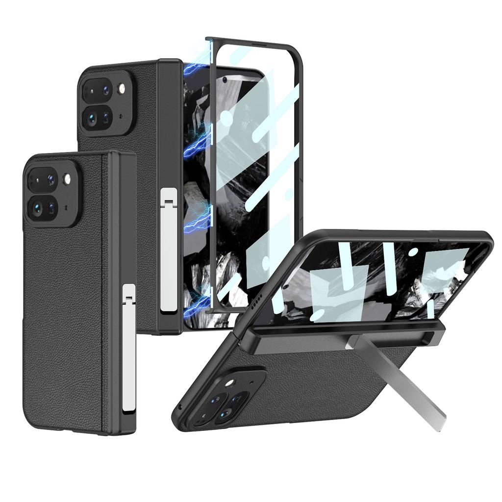 GooglePixel 9ProFold Mobile Phone Case Anti-drop Leather Protective Case Magnetic All-inclusive Case