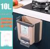 Wall-Mounted Foldable Kitchen Trash Can