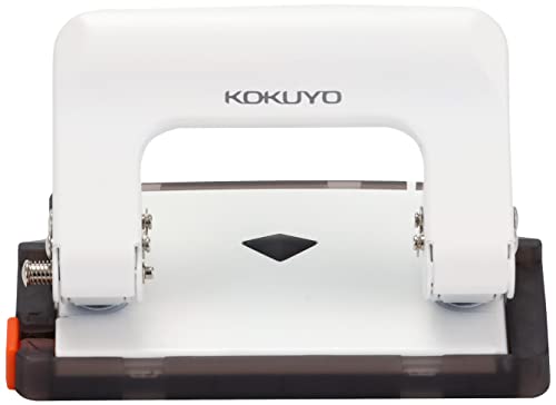 KOKUYO Дырокол Rakuake Handy 2 отверстия 17 шт. Белый PN-G17W