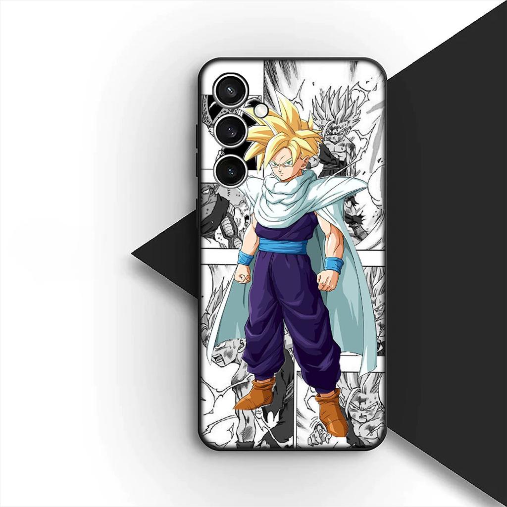 Cover for Samsung Galaxy S24 S25 S23 FE Ultra Plus S7 Edge S25+ S23+ A56 5G Phone Case Gohan Dragons Balls Son Goku DragonBall