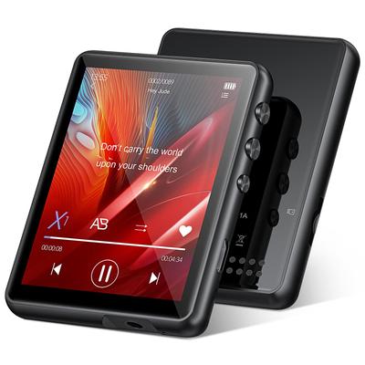 MP3-плеер MECHEN, Bluetooth-цифровой аудиоплеер, сверхлегкий мини-музыкальный плеер, 32 ГБ, расширяемый до 128 ГБ, динамик HIFI, дюймовый сенсорный экран, оснащенный