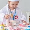 Деревянная аптечка, медицинский набор доктора, интерактивная ролевая игра для детей и родителей, медсестра, детская игрушка для аускультации