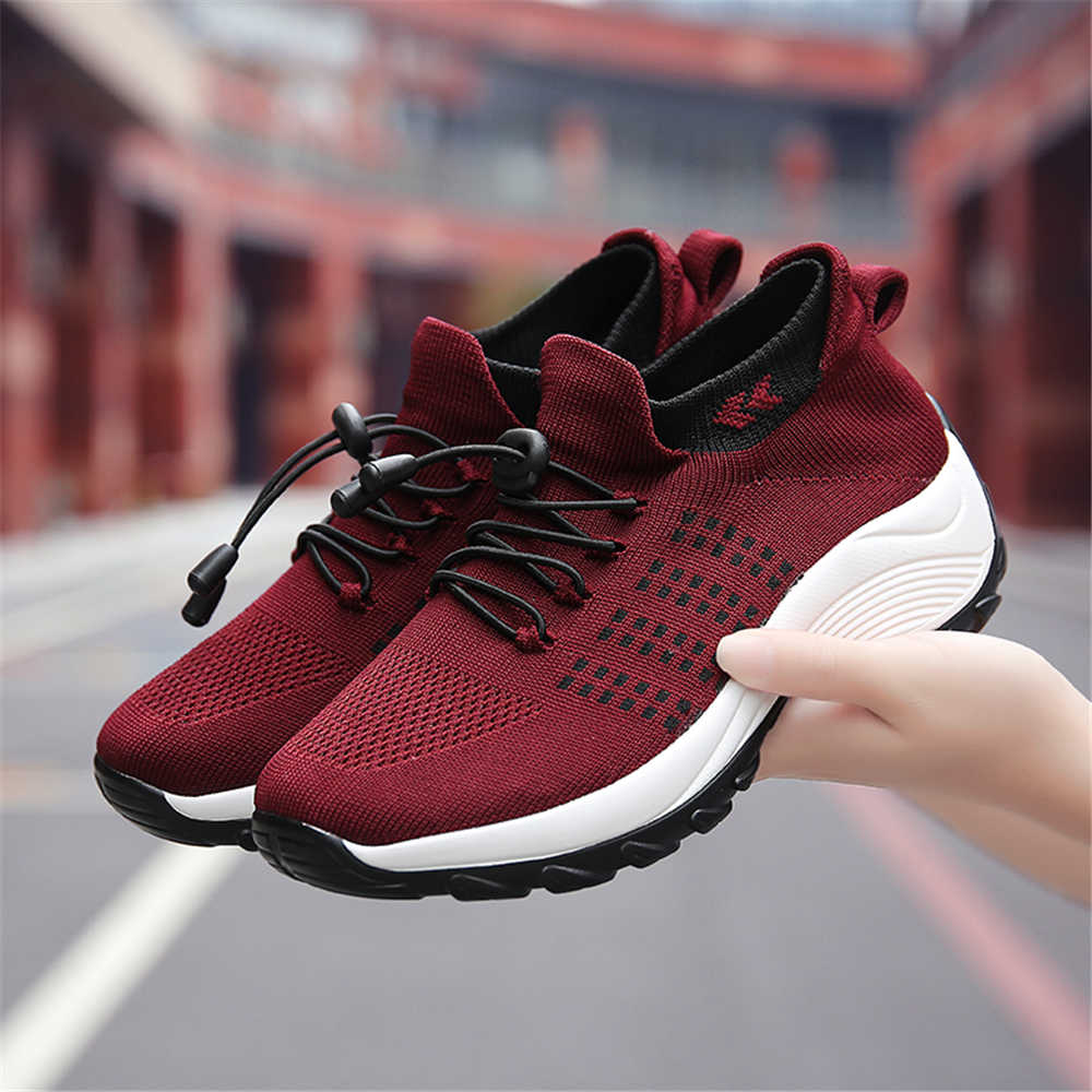 Fashion Stocking Extra Large Sizes Home Loafers Women Sneakers Original Woman Flat Shoes Sport High-tech Tenisky Krasovki Choes