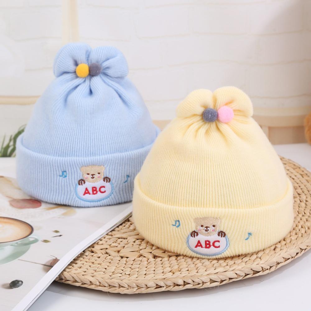 Breathable Baby Hat Super Soft Cotton Hat Cute Pullover Hat Summer