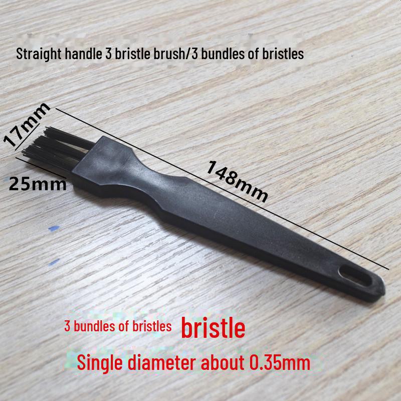 Набор антистатических щеток для очистки пыли с телефонов, компьютеров, клавиатур и печатных плат с круглой рукояткой