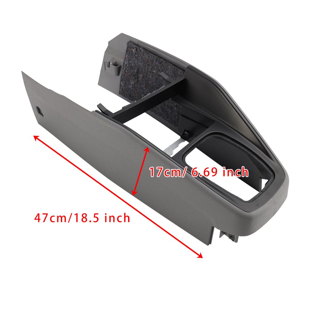 Car Center Console Trim 1J1863201D For VW Golf Jetta Grey