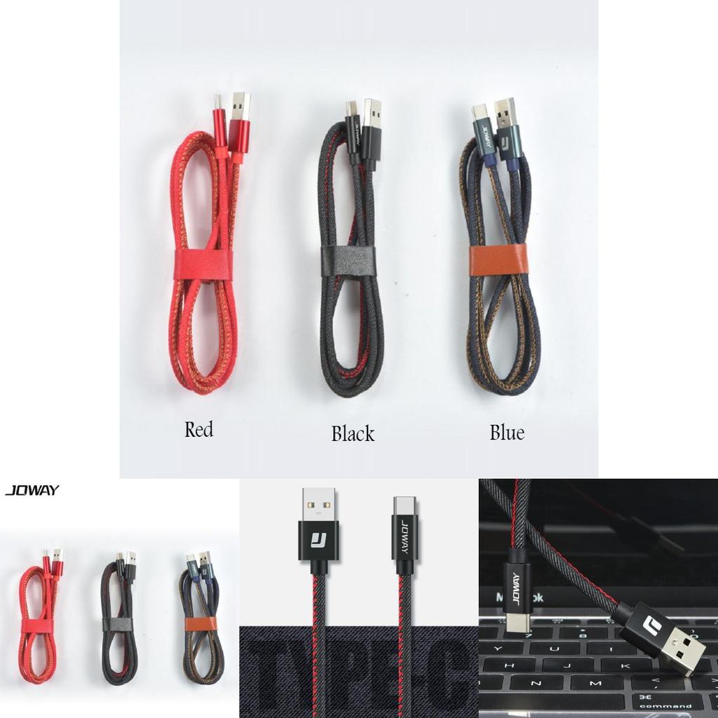 Кабель Micro USB Type C для Samsung Htc Быстрая зарядка с джинсовой оплеткой**