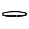 PLUNASTUDIO Classic Basic Slim Ladder Belt_Black