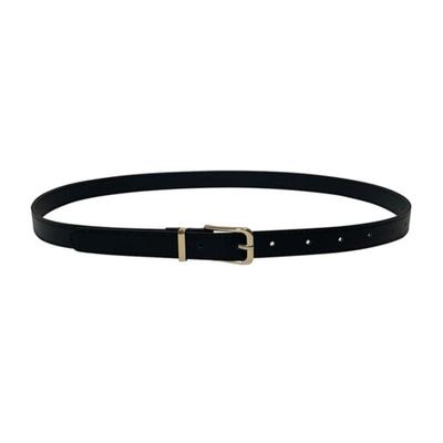 PLUNASTUDIO Classic Basic Slim Ремень-лестница_Черный