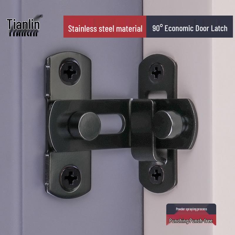 Защелка для раздвижной двери в старинном стиле без сверления и противоугонный болт