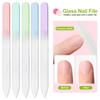 Профессиональные стеклянные пилочки для ногтей Шлифовальные Полированные Прочные Искусство Амортизирующие Хрустальные стеклянные пилочки для ногтей Подходят для инструментов для маникюрного салона
