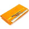 Яркий Женский кошелек из натуральной фактурной кожи CANPELLINI Wallet 21651 Желтый