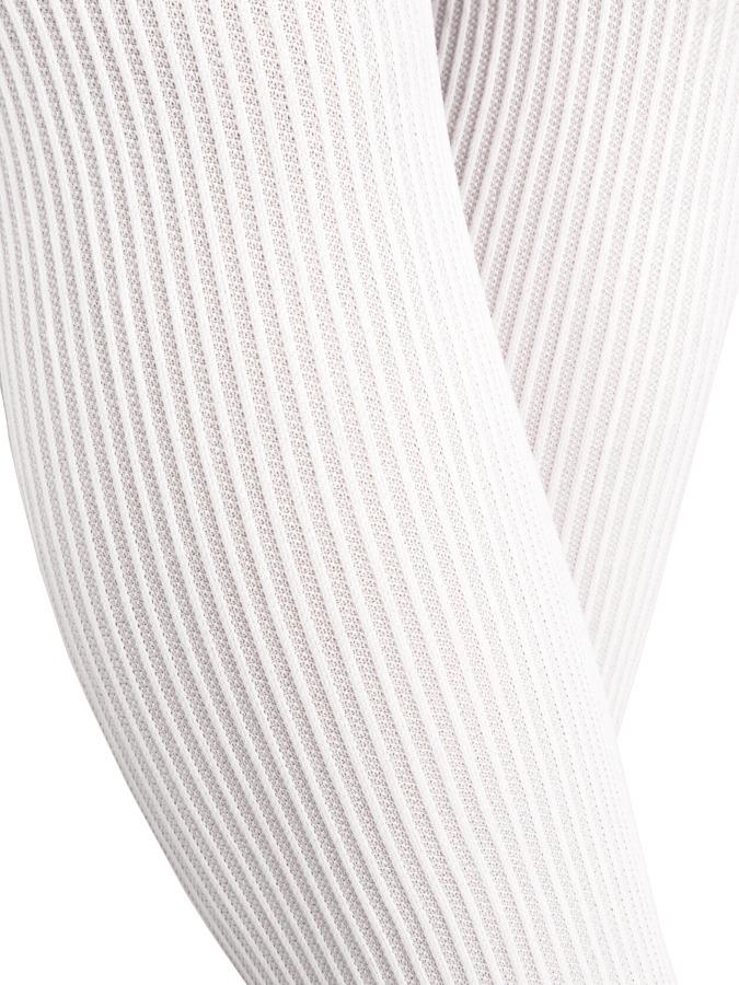 NOVITI RM014-G-01 Micro tights 30den white with stripes 140/146