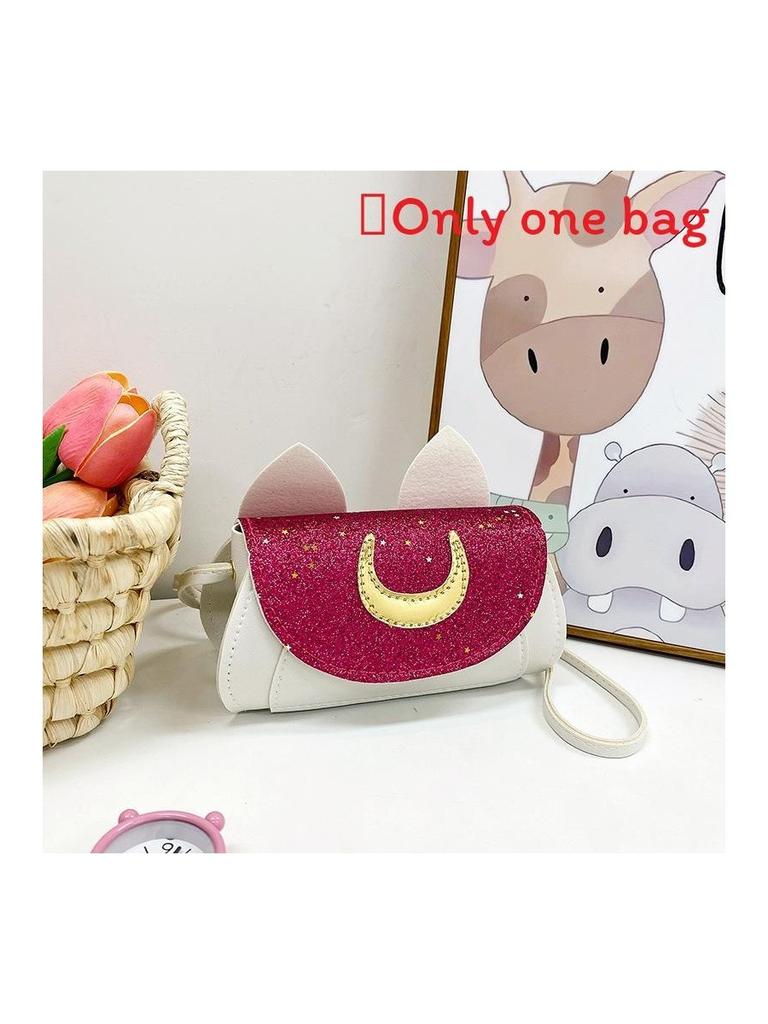 Ears Single Cat Shoulder Crossbody Bag Kids School And Daily Use Accessory Cute