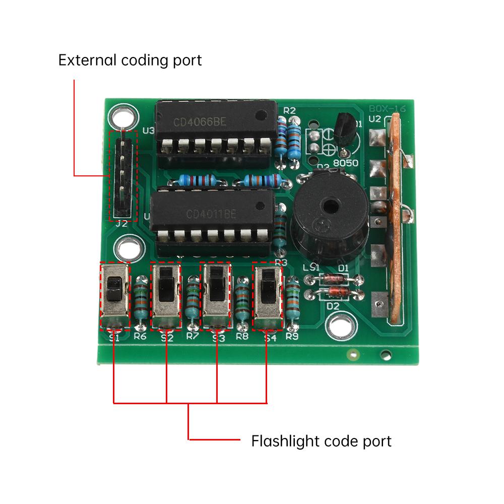 DIY 16 Music Sound Box Kit Parts BOX-16 Board 16-Tone Electronic Module Components Soldering Practice Learning Kits for Arduino