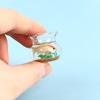 Dollhouse Mini Fish Tank Diy Resin Transparent Goldfish Tanks Miniature Decor