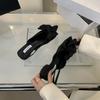 Дизайнерский бант Женские сандалии Острый носок Элегантные туфли на каблуке Летние мюли Обувь 2025 Слингбэк Туфли-лодочки Тренд Новые