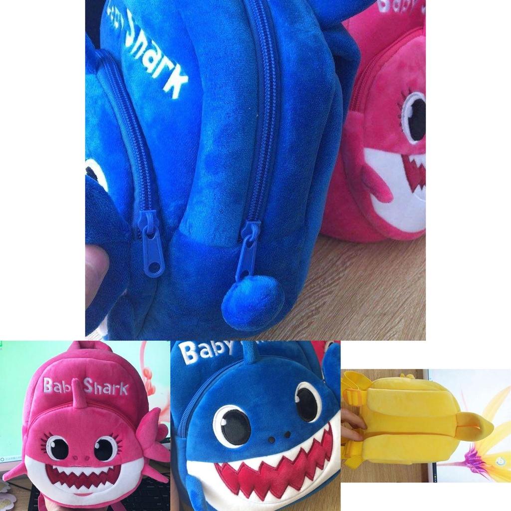 Плюшевый рюкзак Baby Shark для детей, милый мягкий наплечный рюкзак, школьная сумка для детей, подарок