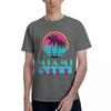 Miami Vice Раунд 100 Хлопок Повседневная Дышащая Удобная Одежда Дизайнерская Одежда Мужчины Мужская Одежда