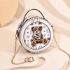 Summer Cute Little Bear Round Bag Crossbody Bag Luxury Designer Handbag Fashionable Classic Women's Shoulder Bag Phone Bag Women