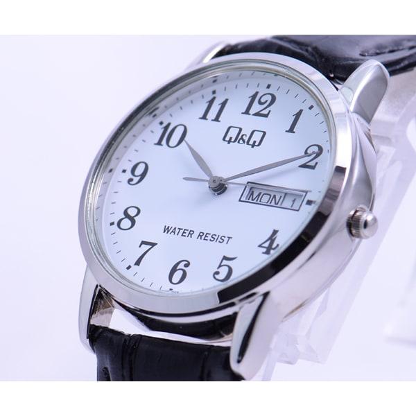 Citizen Men's A206-304 ( Watch Q&Q Day-Date) Round Watch Black Analog