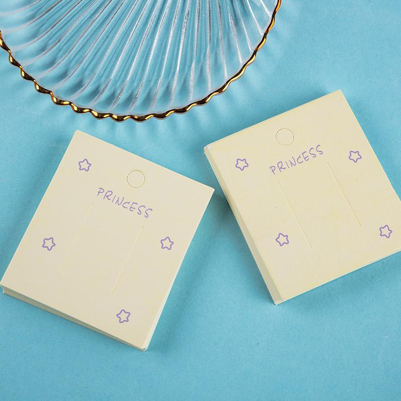 Hair Clip Paper Cards Hair Accessories Jewelry Display Card Hair Clip