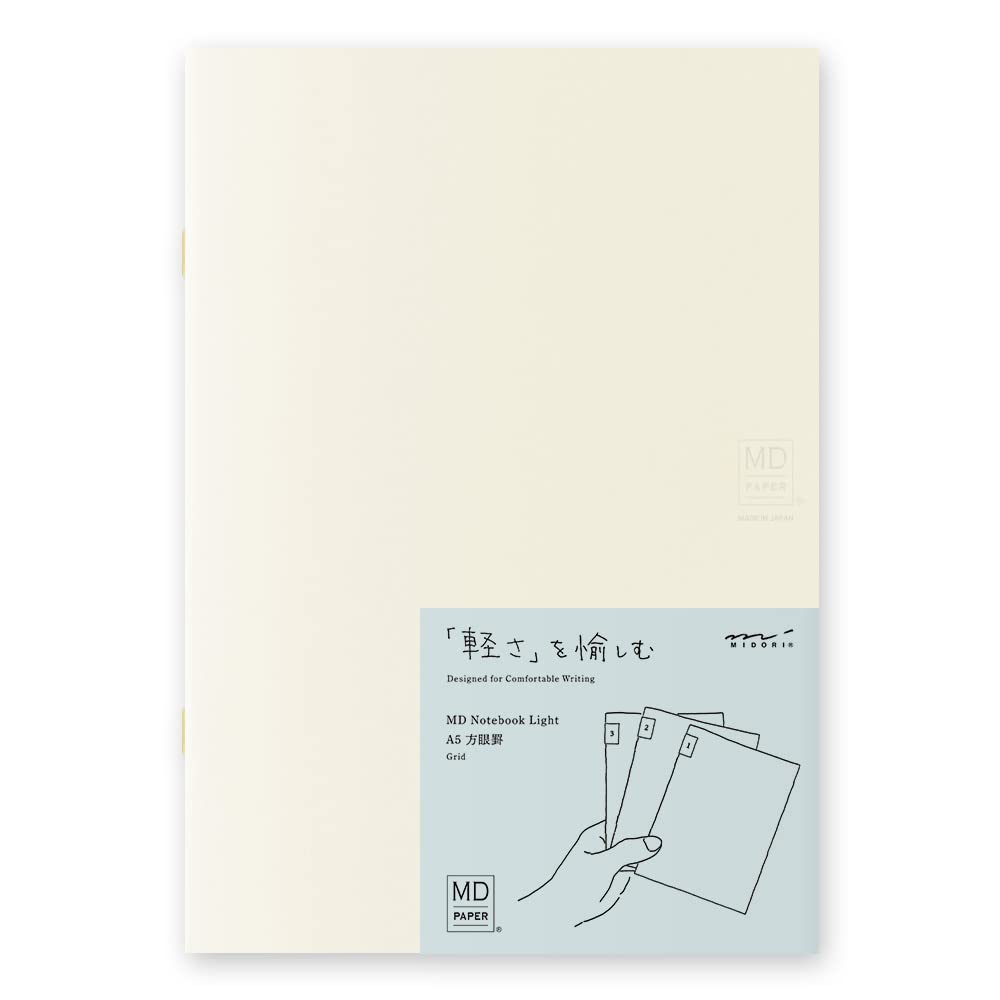 Блокнот DESIGNPHIL MIDORI MD Notebook Light A5 Graph Ruled 3 Book Set A 15305006