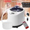 2.6L Sauna Steamer Pot Generator Steam SPA Pot Machine with Remote Control for Home Large Sauna Steamer Body Therapy Sauna