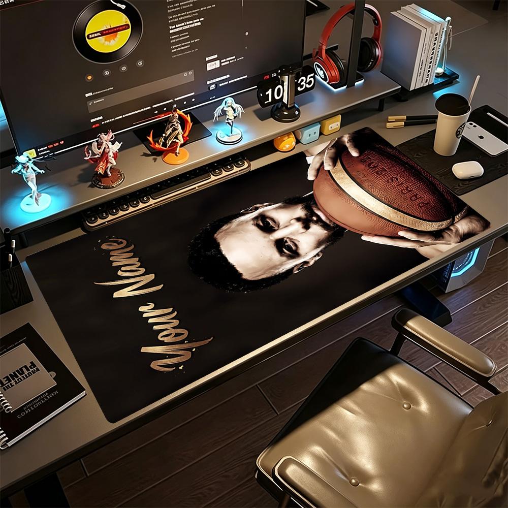 Golden State Warriors Team Customized Name Mouse Pad Gaming Laptop Mouse Pad Computer Desk Mat Non-Slip Rubber Bottom