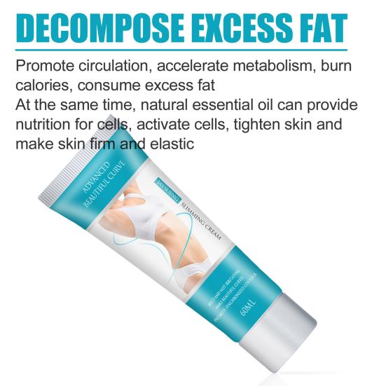 Yousheng 60ML Body Slim Cream Easy To Use Rapid Penetration Mild Anti-cellulite Body Slimming Ointment for Abdomen