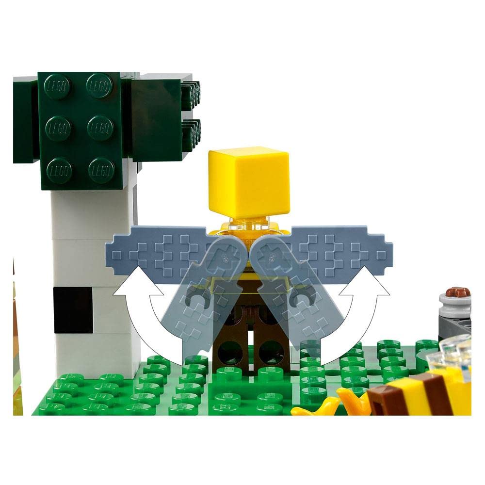 LEGO Minecraft Honey Farm 21165 Toy Block Video Game Animal for Boys and Girls 8 Years Old and Up
