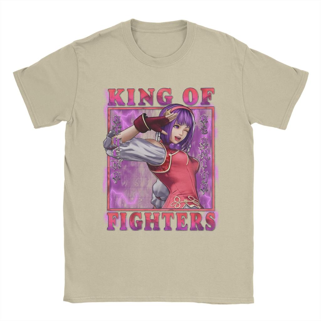 King of Fighters XV Вечный Психический Идол Афина Асамия Футболка Летняя Хиппи Футболки Унисекс Одежда С Коротким Рукавом Y2K Смешные Топы