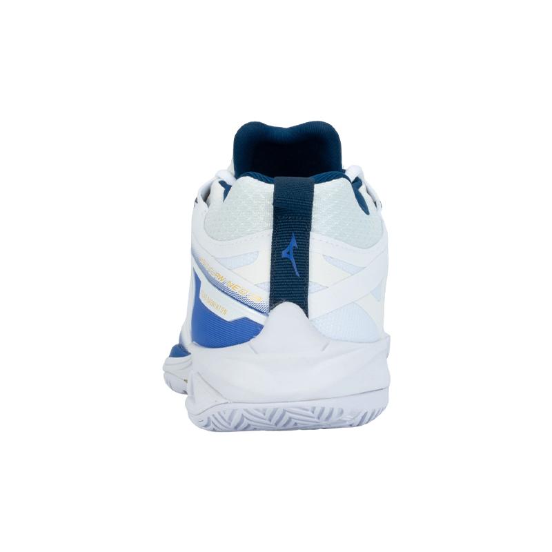 Mizuno Кроссовки унисекс Wave Claw Neo 3 Wide Бело-синие 71GA247331