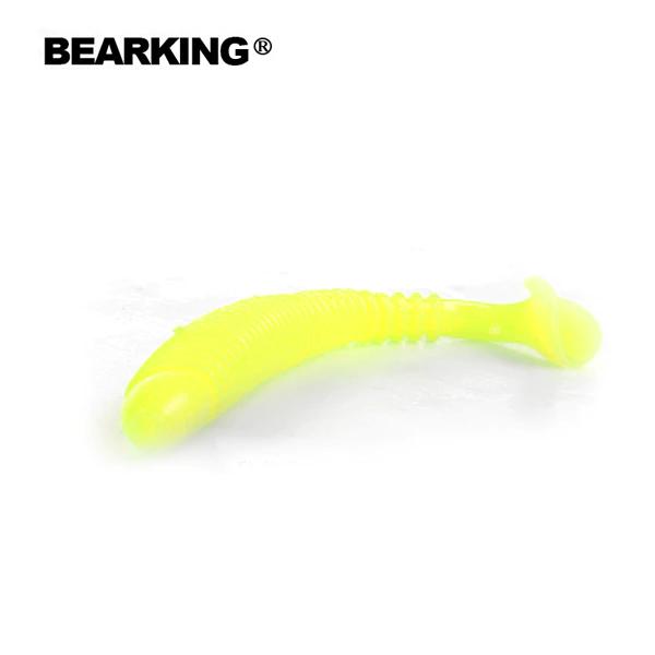 BEARKING Горячая рыболовная приманка, мягкая приманка, профессиональная приманка, 4 дюйма, 6 шт., 10 см/4,8 г, качественные искусственные воблеры для карпа