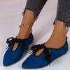 Women's Shoes 2024 Autumn Pointed Ballet Women Flats Casual Soft Bottom Flat Shoes Female Shallow Elegant Lace-up Shoes Zapatos