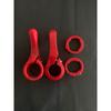 Bull horn handle set bicycle equipment