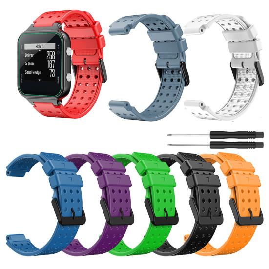 Ремешок для часов, мягкий силиконовый, 20 мм, сменный ремешок для часов Garmin Approach S20/Forerunner 220 230 235 630 620 735