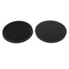 4pcs Car Coasters Anti-Slip Black Car Accessories Insert Coaster