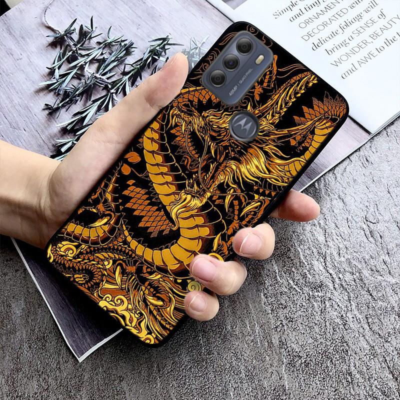 Fashion Cute China Dragon Phone Case For Motorola Moto G Stylus 5G G Play G Power G 5G G Pure 2023 2024 E20 E22 E22i E32 E40 E13