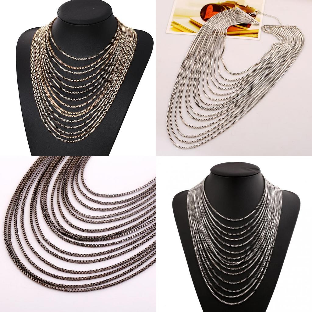 Винтажное ручной работы многослойное ожерелье с бахромой, цепочка для свитера для офиса или вечеринки