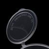 50Pcs Delivery Package Seasoning Box Sauce Box Seasoning Round Transparent Conjoined Plastic Box With Lid Multi Size Home Supply