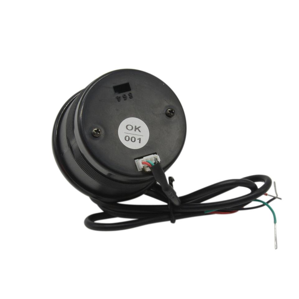 Dragon 52mm Blue LED BackLight Auto Car Motorcycle 12V Digital Voltage Volt Gauge Measurement Range 8-18V Meter