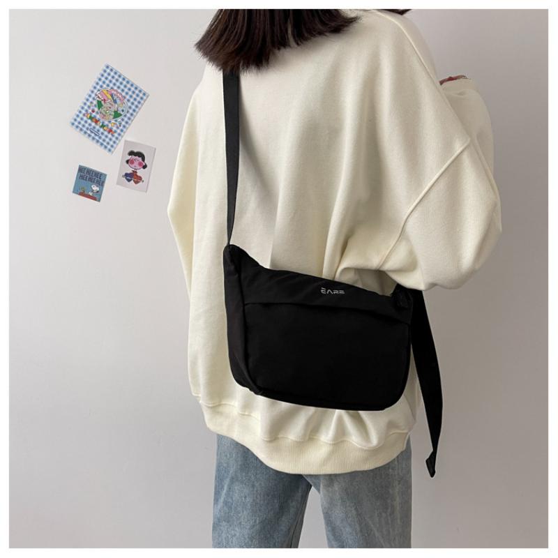 Сумка через плечо, женская маленькая тканевая сумка, простая сумка через плечо, модная студенческая сумка