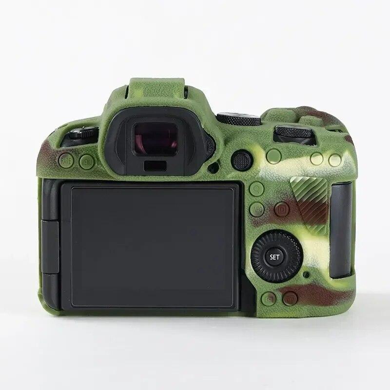 R6 силиконовый защитный чехол для корпуса, защитная сумка для камеры DSLR, противоскользящая текстура, дизайн для Canon EOS R6 Mark II R6II