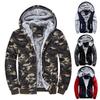 Spring Winter Men's Bomber Fleece Jacket Hoodies Cardigan Velvet Bicycle Hooded Coat Tracksuit Sweatshirts Streetwear Jacket For Men