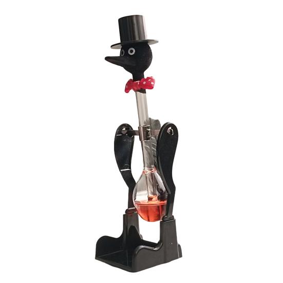 Орнамент «Пьющая птица» со стеклянной трубкой Детская физика Наука Обучение Качающаяся пьющая птица Декорация STEM Образовательная игрушка