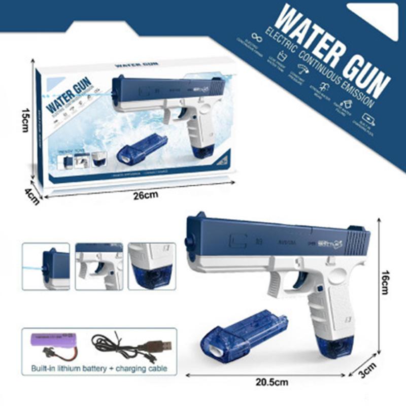 Водяной пистолет большой емкости Летняя развлекательная игрушка для водных игр Полностью автоматический водяной пистолет Игрушки для открытого бассейна