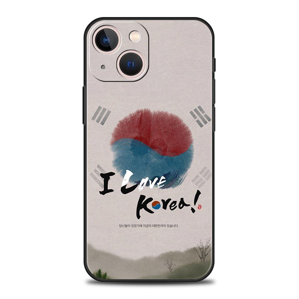 Корейский чехол с буквами для iPhone 17 Air 16 Plus 13 15 14 12 11 Pro MAX 7 8 SE Мягкий ТПУ Ударопрочный чехол Funda