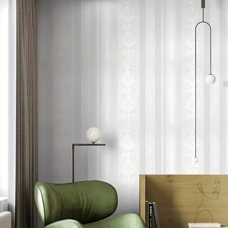 1 рулон, 17,7 * 393,7 дюйма, Самоклеящиеся обои, Серебристо-серые, Самоклеящаяся контактная бумага, Peel-paste, Подходит для кухни, Кухни